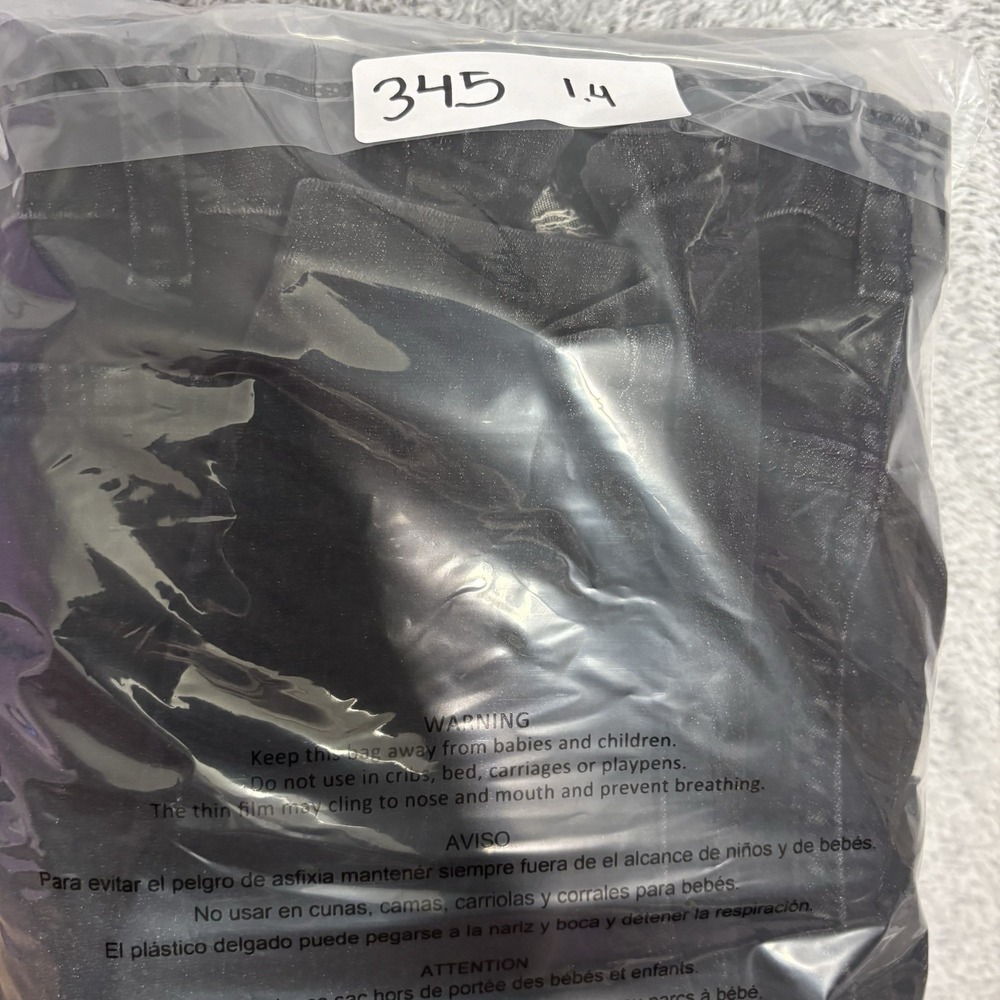 Black Distressed Skinny Jeans XXL Patches Graphic Streetwear Stretch Denim - Picture 12 of 12